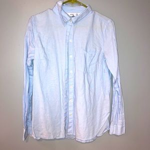 Baby blue button up